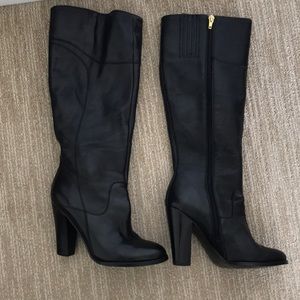 Long black boots